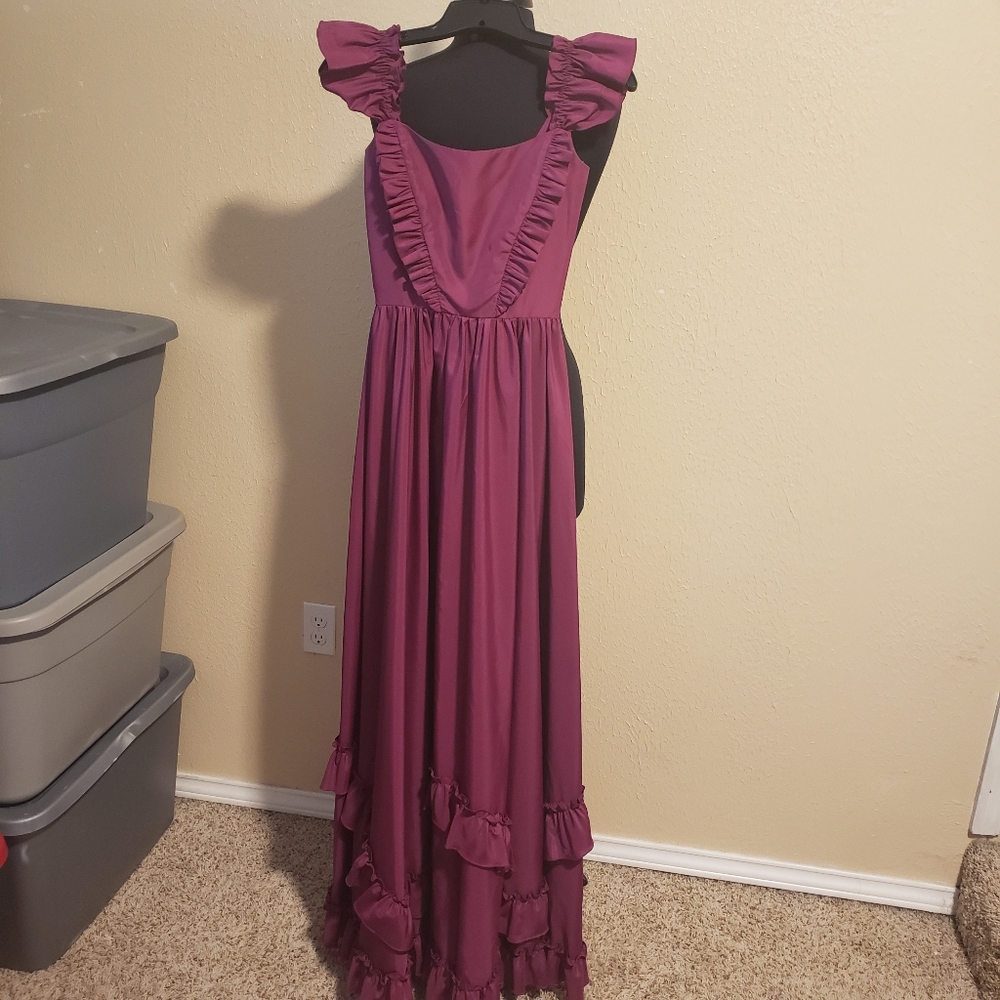 Vintage Dress‎ Union Tag Maxi Ruffle Size 3